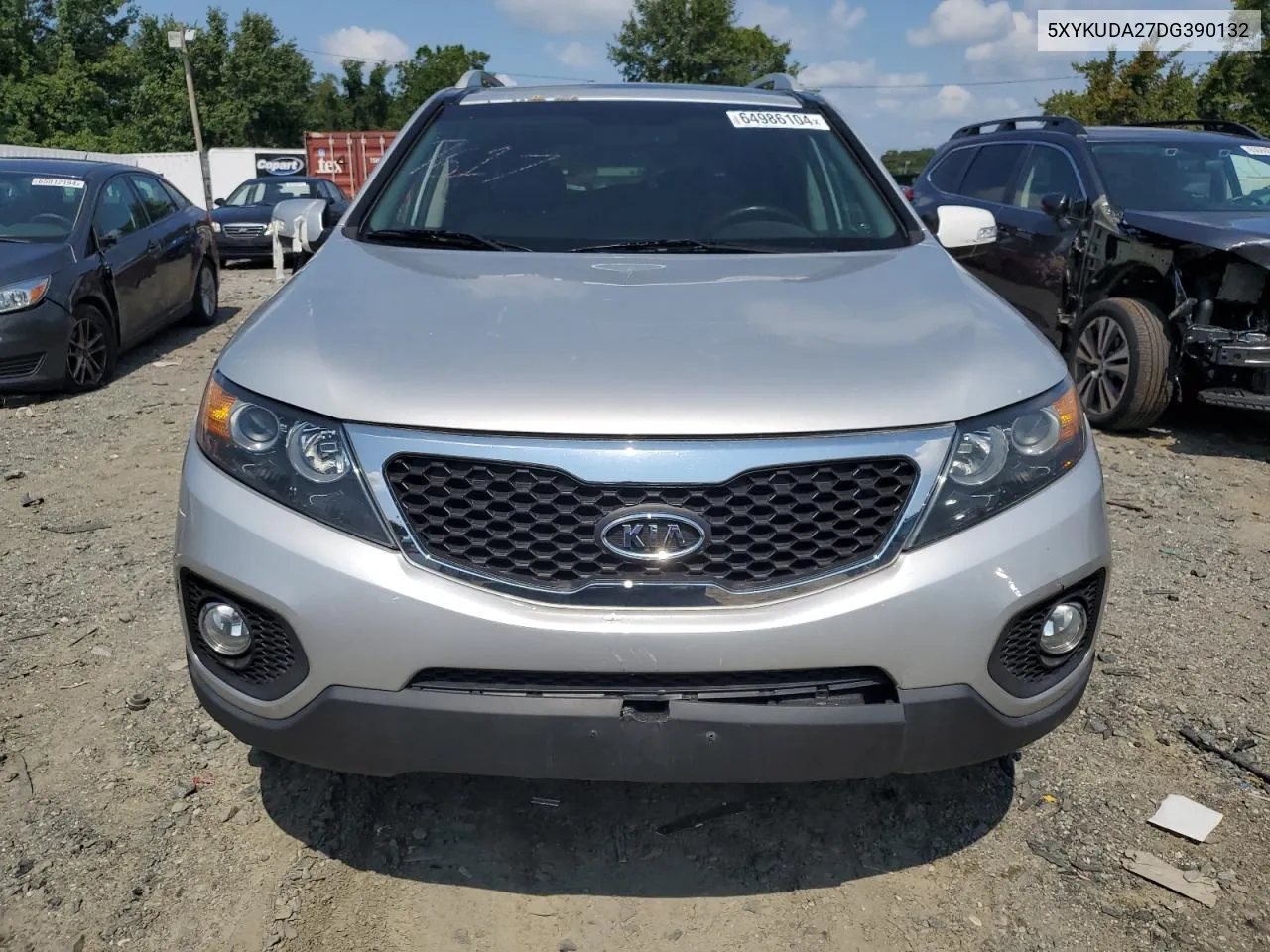 2013 Kia Sorento Ex VIN: 5XYKUDA27DG390132 Lot: 70707294