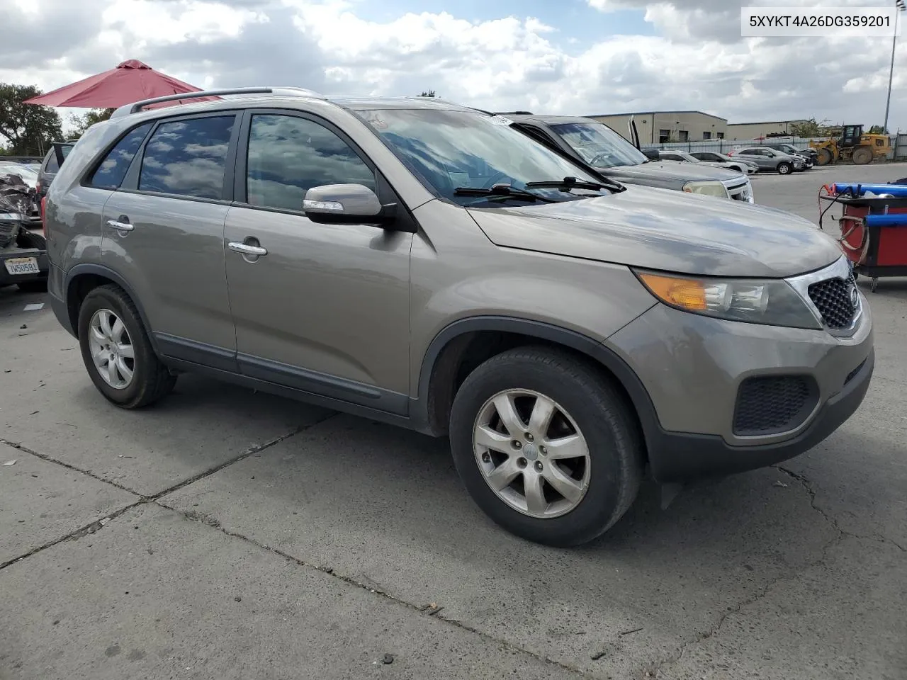 2013 Kia Sorento Lx VIN: 5XYKT4A26DG359201 Lot: 71127834