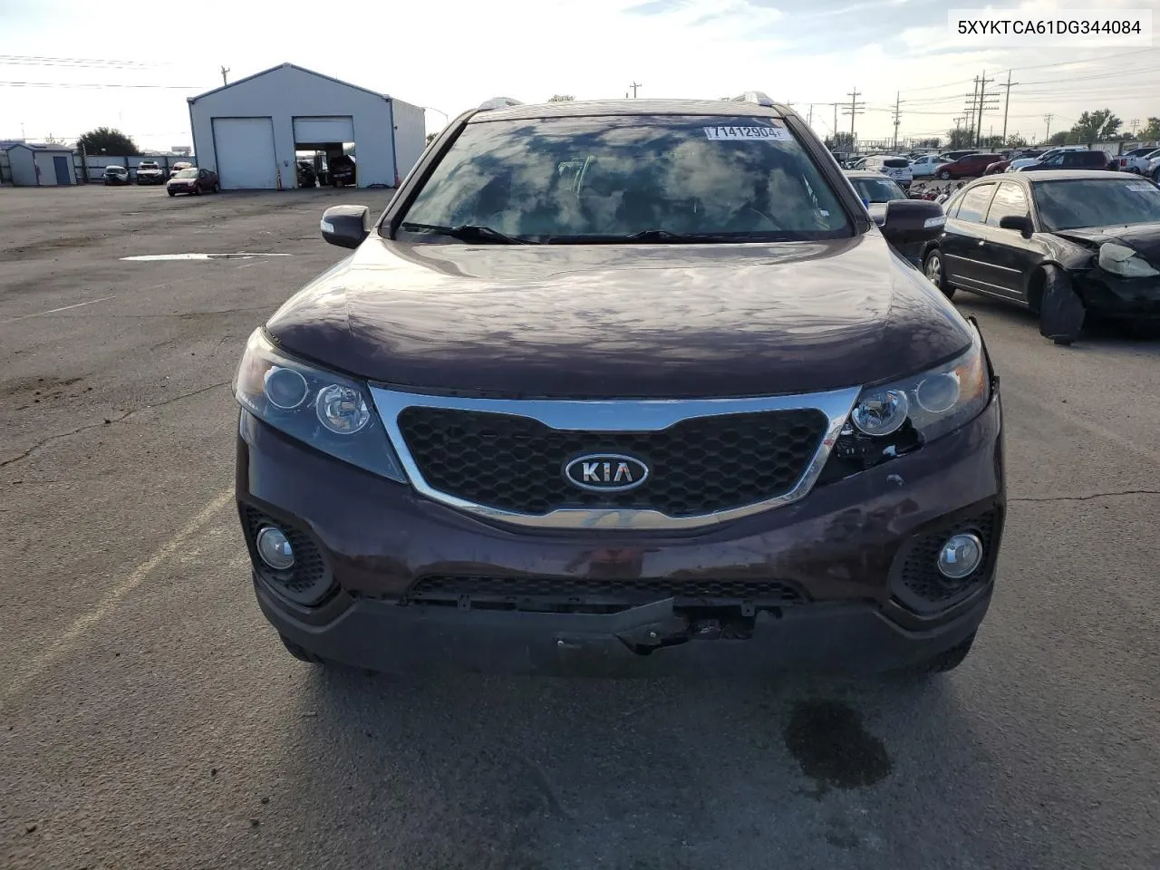 2013 Kia Sorento Lx VIN: 5XYKTCA61DG344084 Lot: 71412904