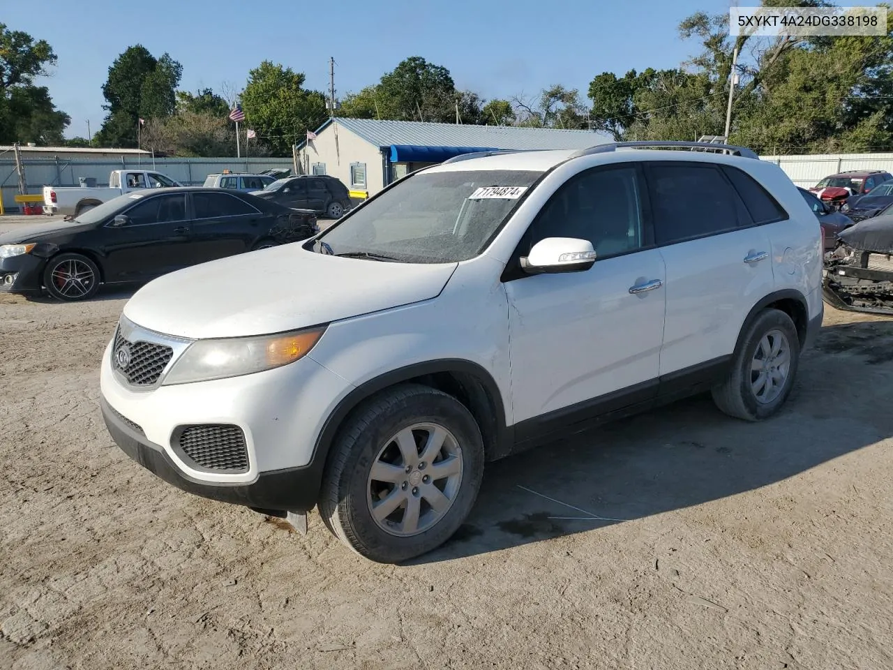 2013 Kia Sorento Lx VIN: 5XYKT4A24DG338198 Lot: 71794874