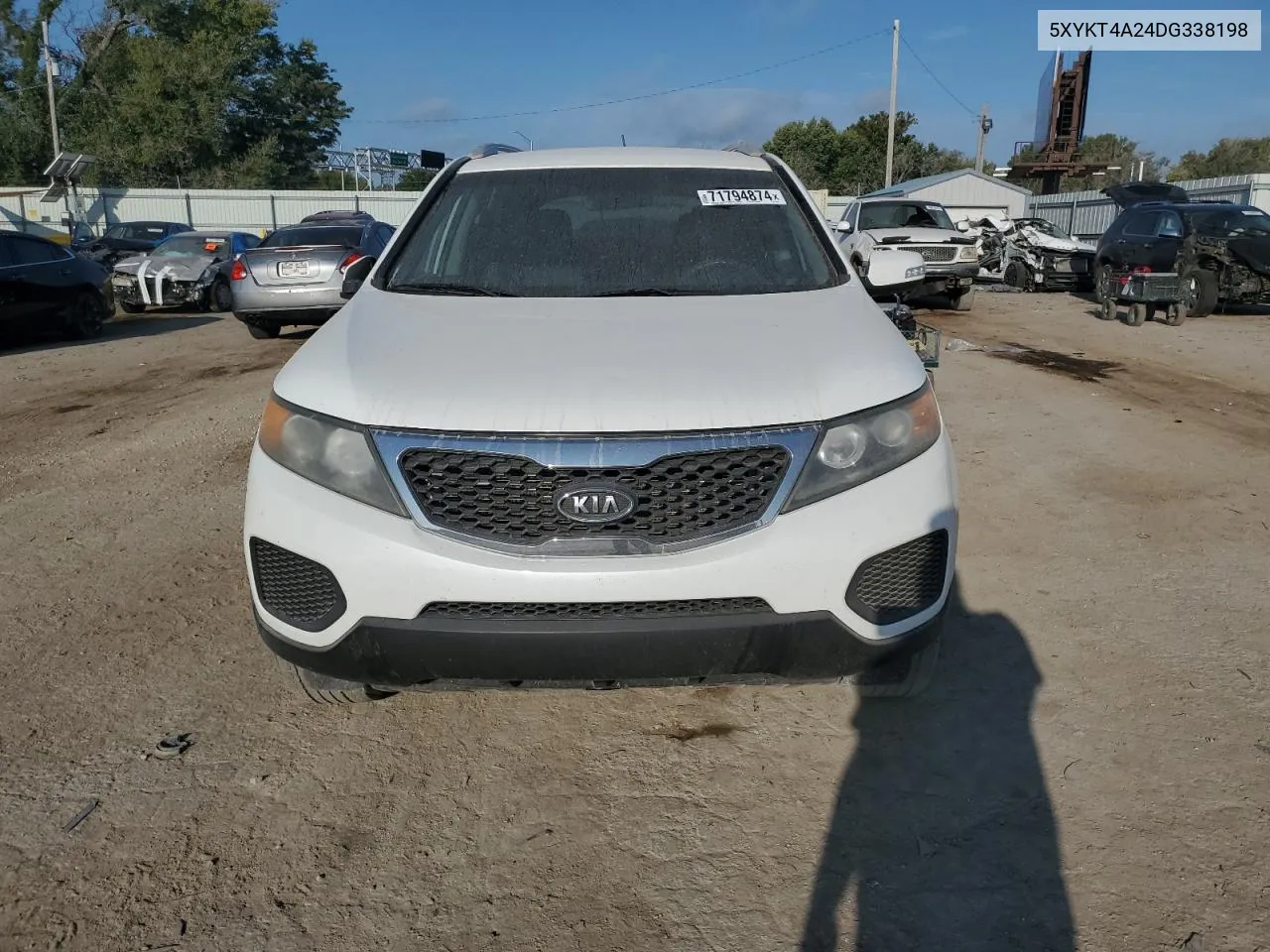 2013 Kia Sorento Lx VIN: 5XYKT4A24DG338198 Lot: 71794874