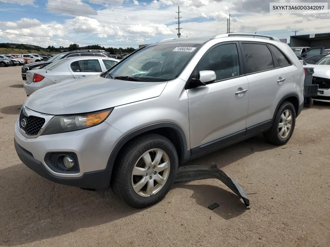 5XYKT3A60DG342097 2013 Kia Sorento Lx