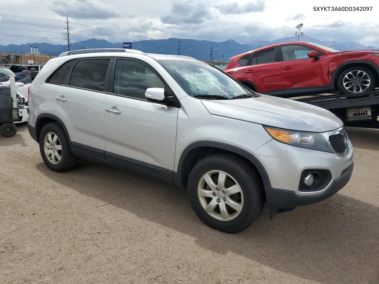 2013 Kia Sorento Lx VIN: 5XYKT3A60DG342097 Lot: 71888394