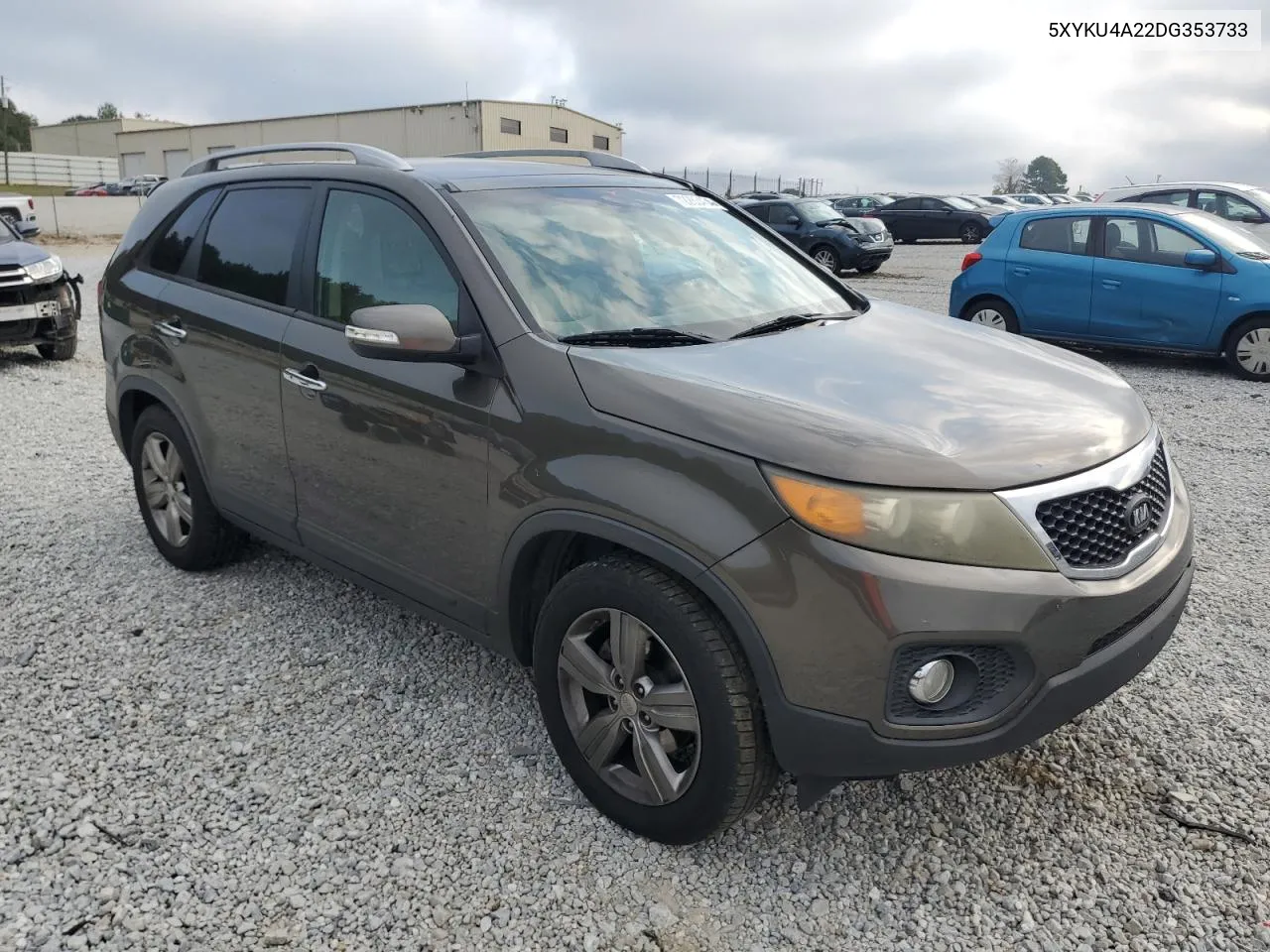 2013 Kia Sorento Ex VIN: 5XYKU4A22DG353733 Lot: 72283434