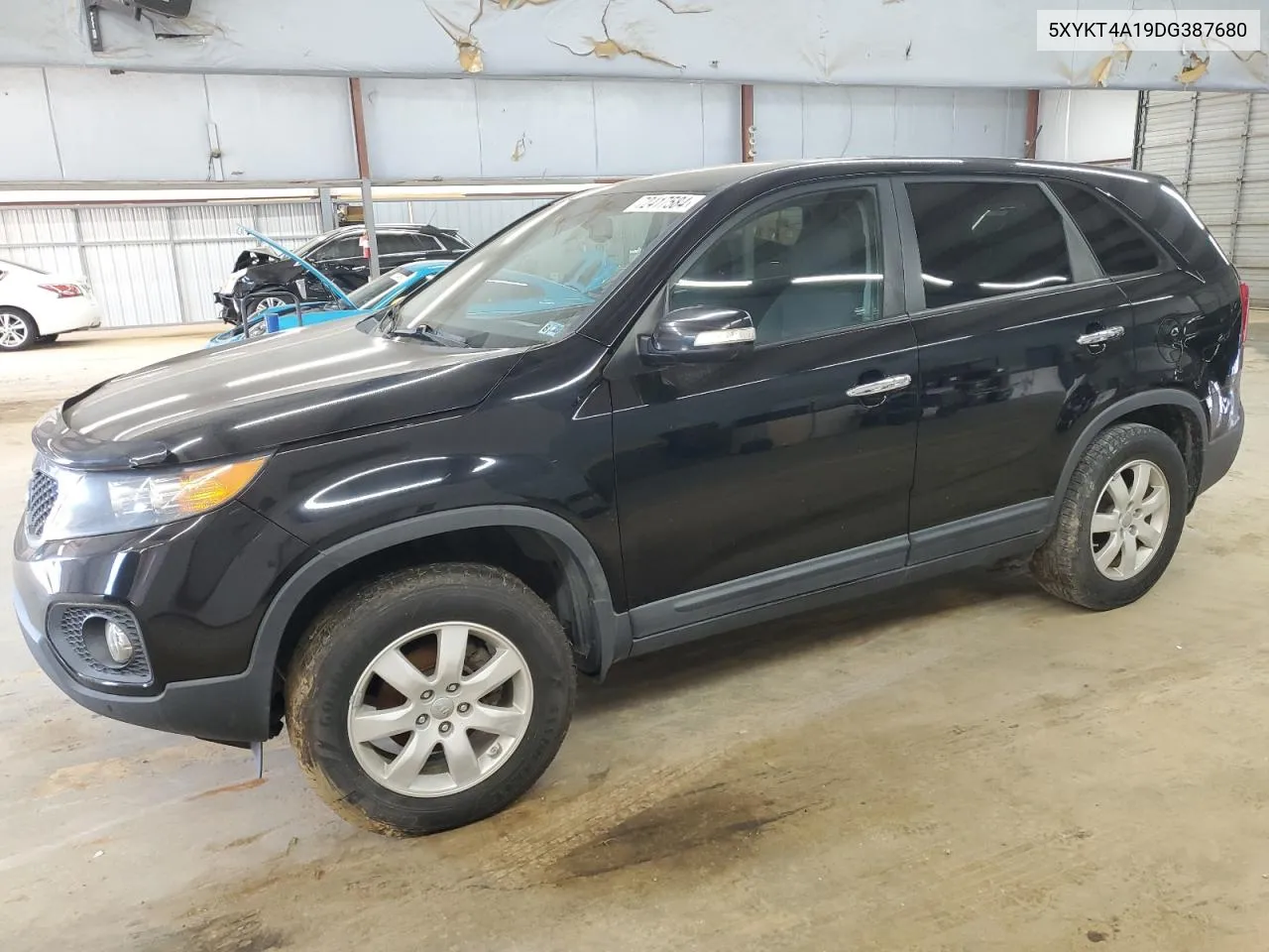 2013 Kia Sorento Lx VIN: 5XYKT4A19DG387680 Lot: 72417584