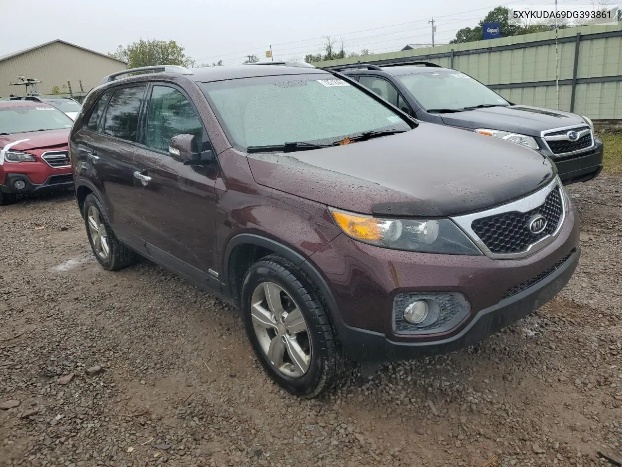 2013 Kia Sorento Ex VIN: 5XYKUDA69DG393861 Lot: 72512464