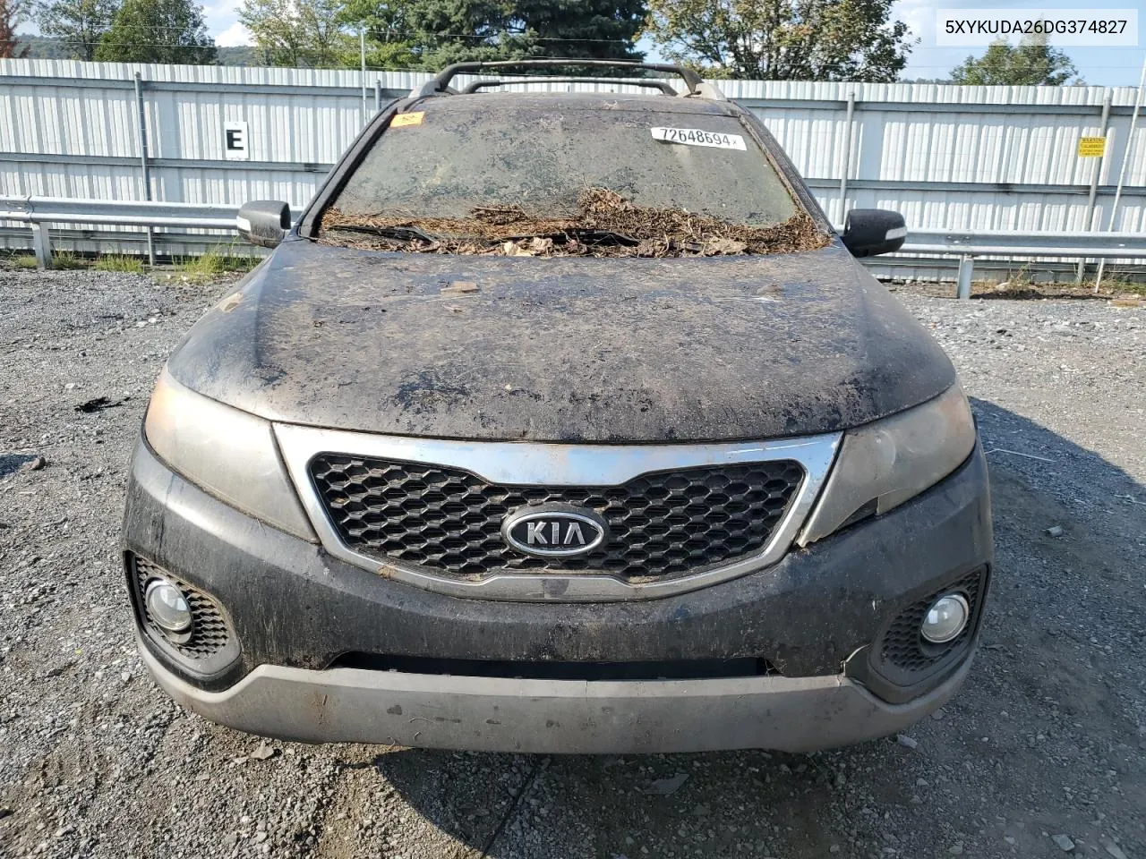 2013 Kia Sorento Ex VIN: 5XYKUDA26DG374827 Lot: 72648694