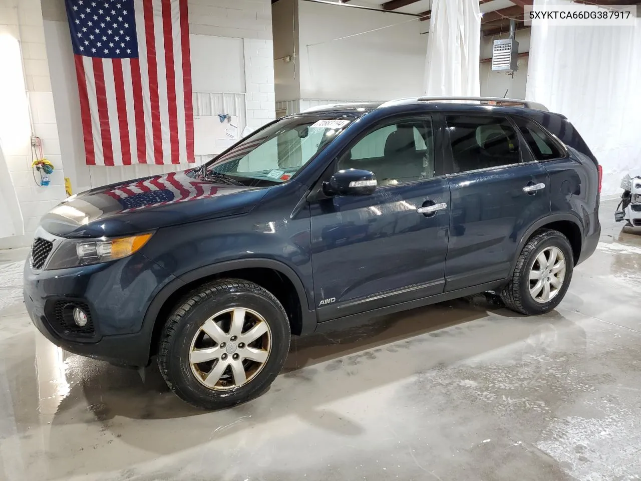 2013 Kia Sorento Lx VIN: 5XYKTCA66DG387917 Lot: 72883194