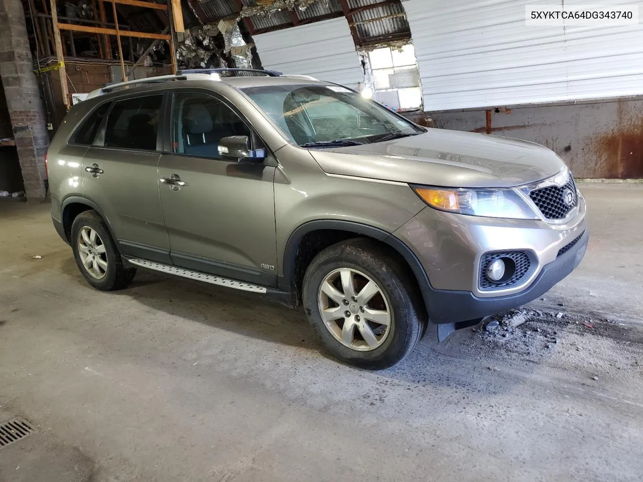 2013 Kia Sorento Lx VIN: 5XYKTCA64DG343740 Lot: 72949854