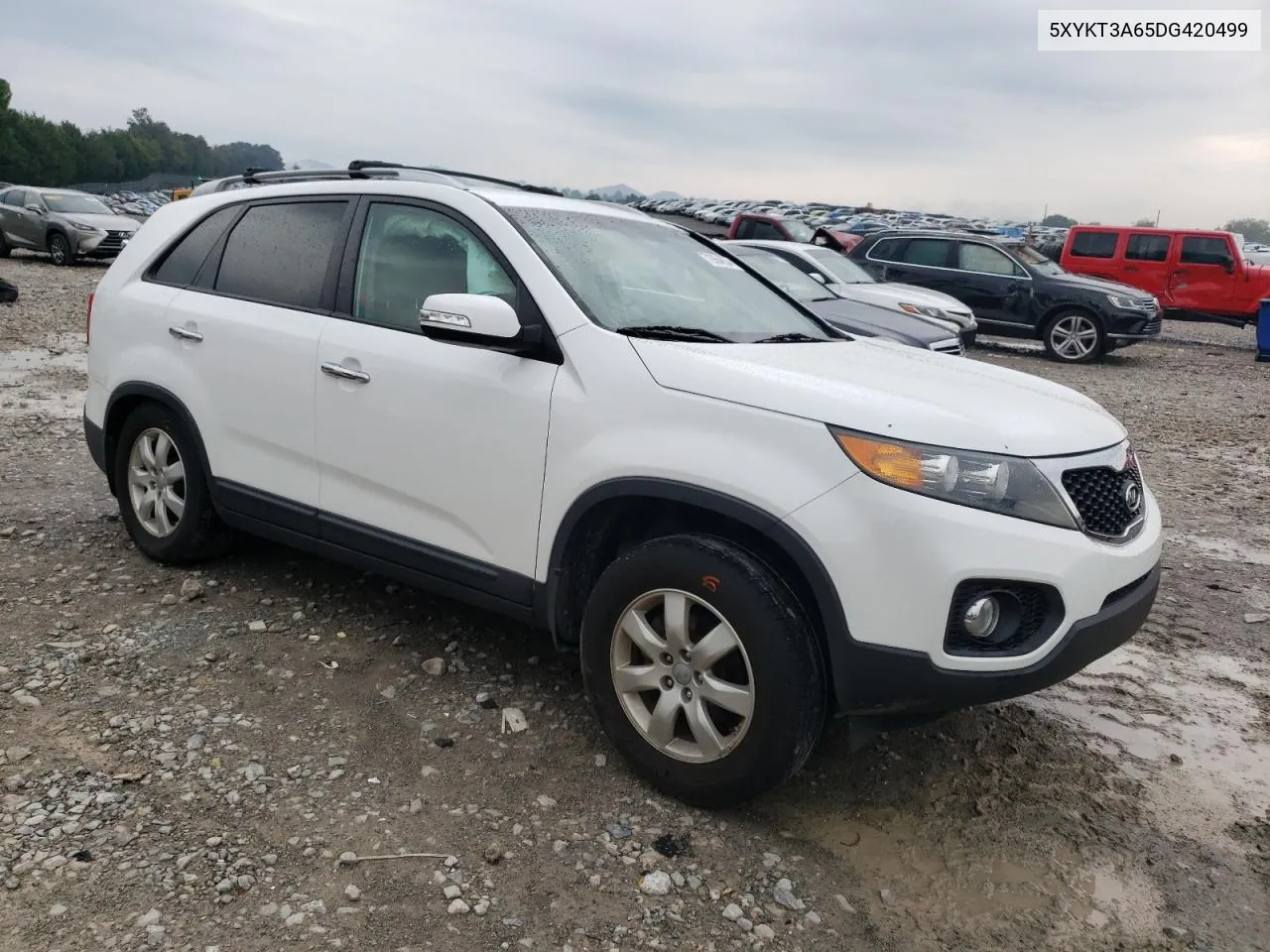 2013 Kia Sorento Lx VIN: 5XYKT3A65DG420499 Lot: 72964634