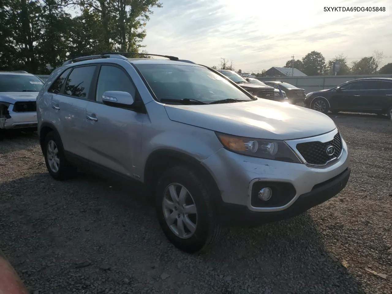 2013 Kia Sorento Lx VIN: 5XYKTDA69DG405848 Lot: 73025484