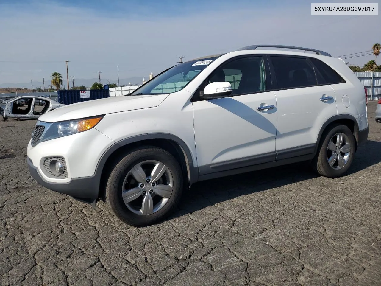 2013 Kia Sorento Ex VIN: 5XYKU4A28DG397817 Lot: 73054724