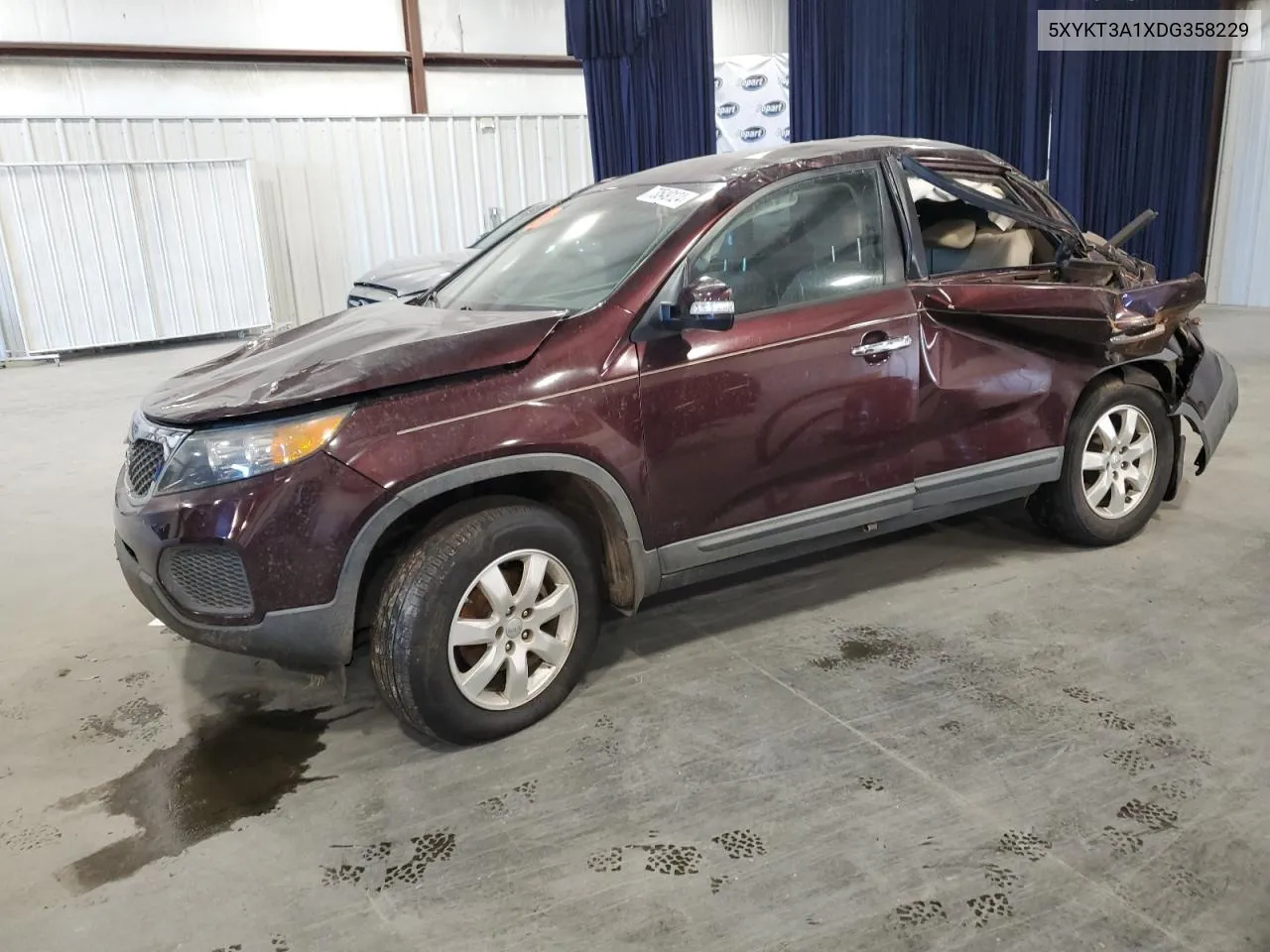 2013 Kia Sorento Lx VIN: 5XYKT3A1XDG358229 Lot: 73549124