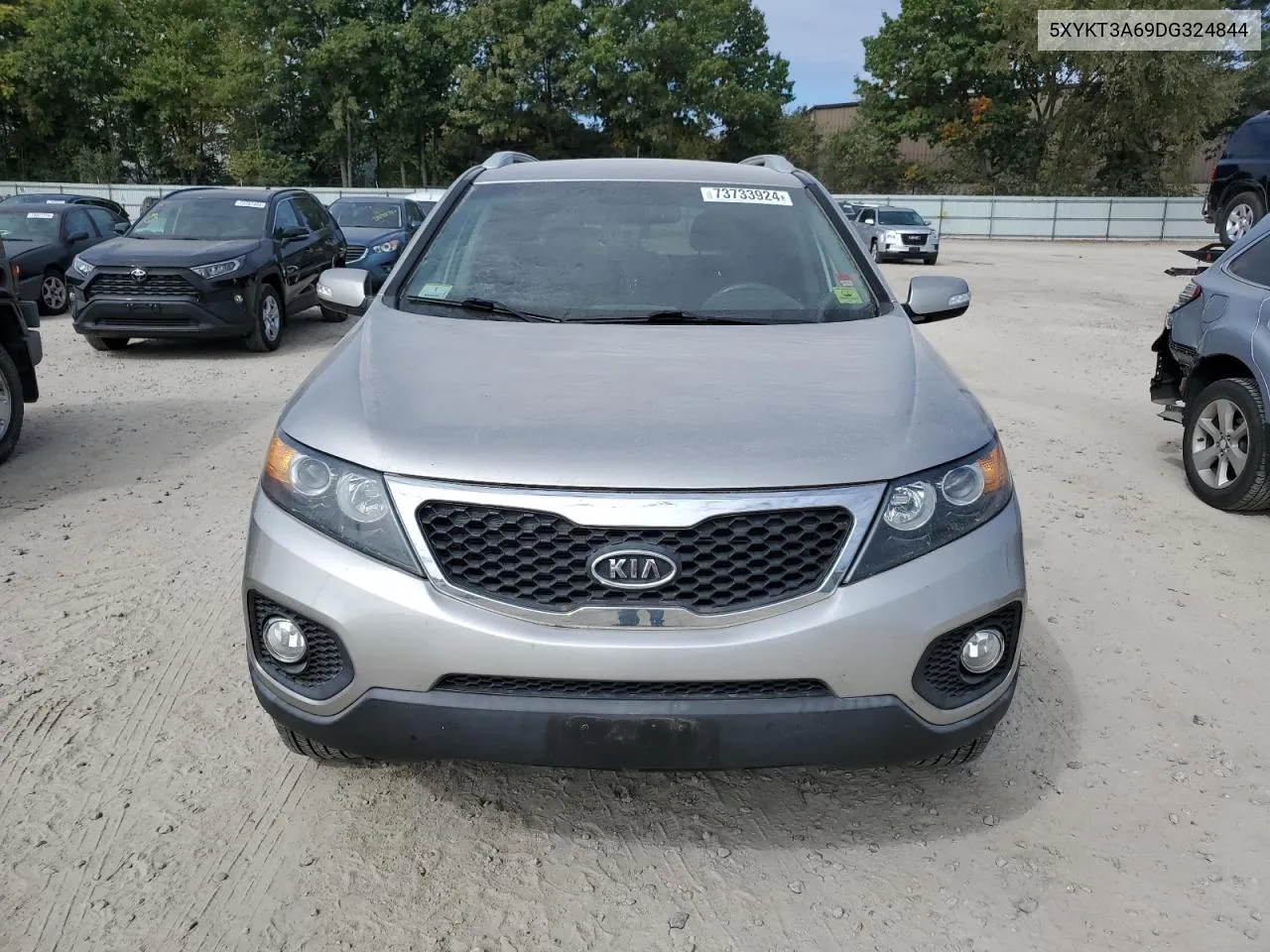 2013 Kia Sorento Lx VIN: 5XYKT3A69DG324844 Lot: 73733924