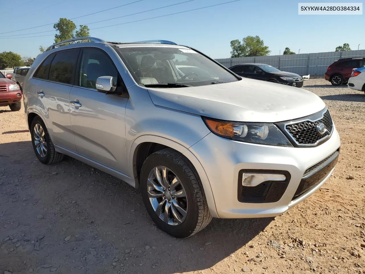 5XYKW4A28DG384334 2013 Kia Sorento Sx