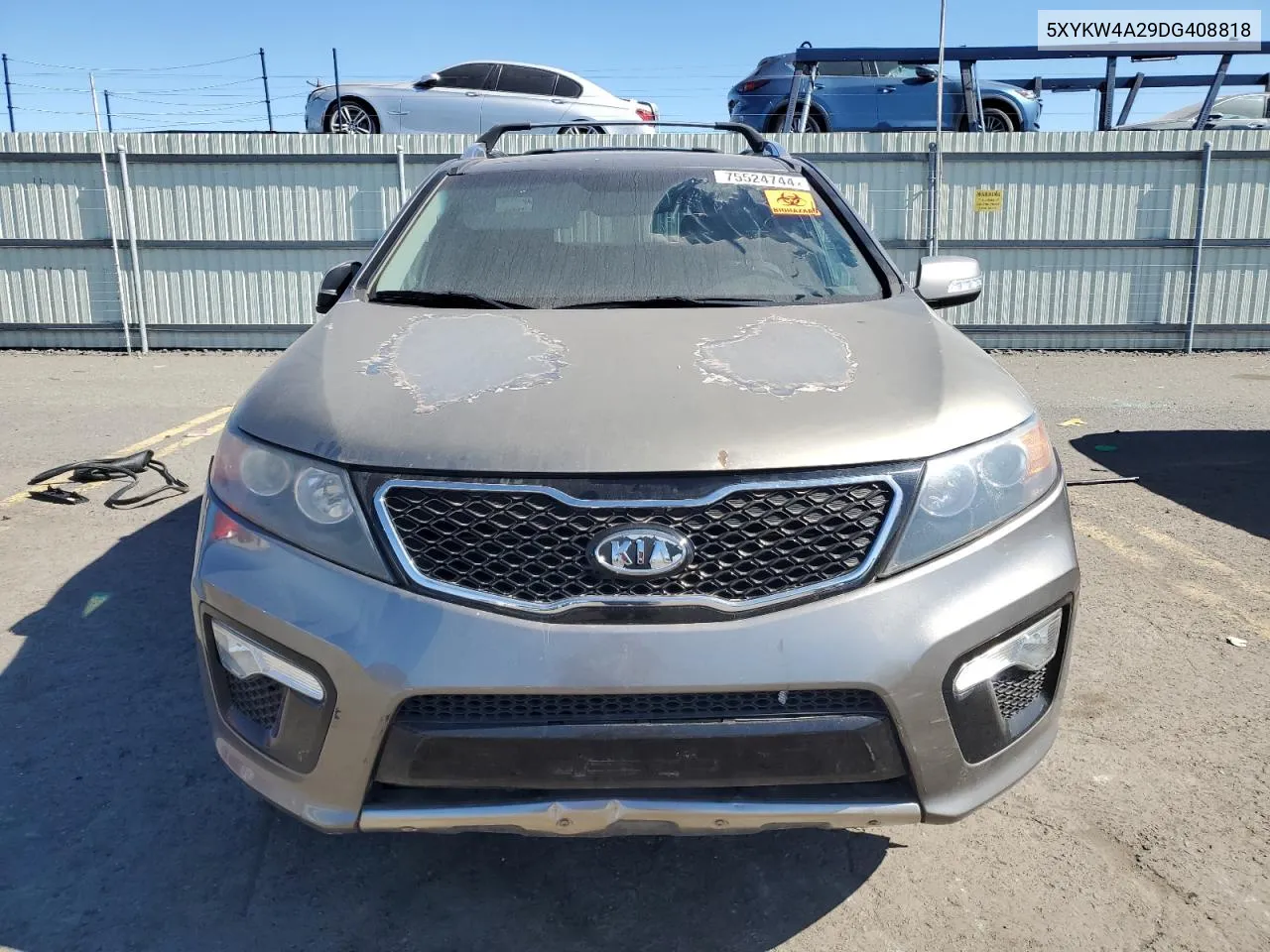 2013 Kia Sorento Sx VIN: 5XYKW4A29DG408818 Lot: 75524744