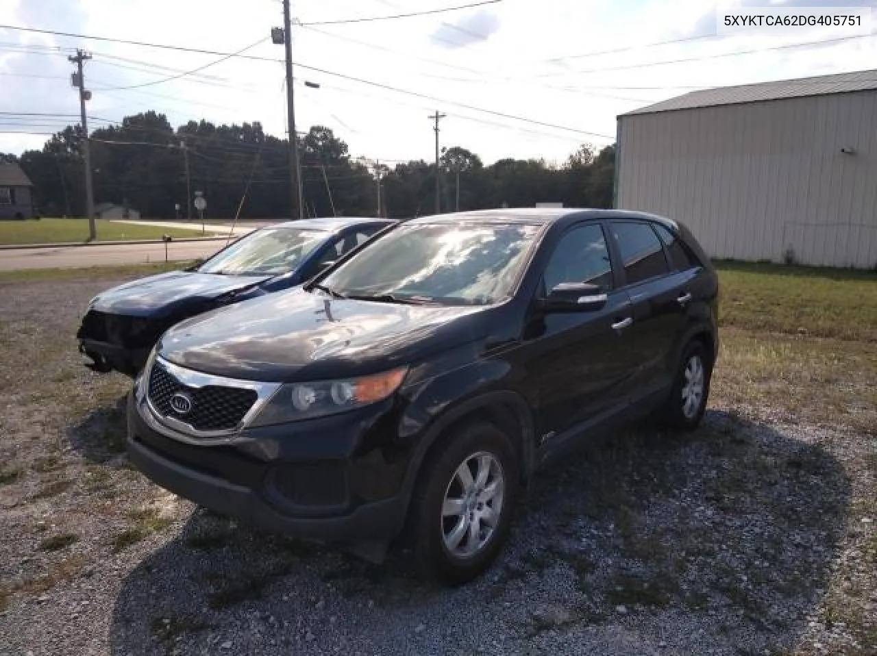 2013 Kia Sorento Lx VIN: 5XYKTCA62DG405751 Lot: 76404374