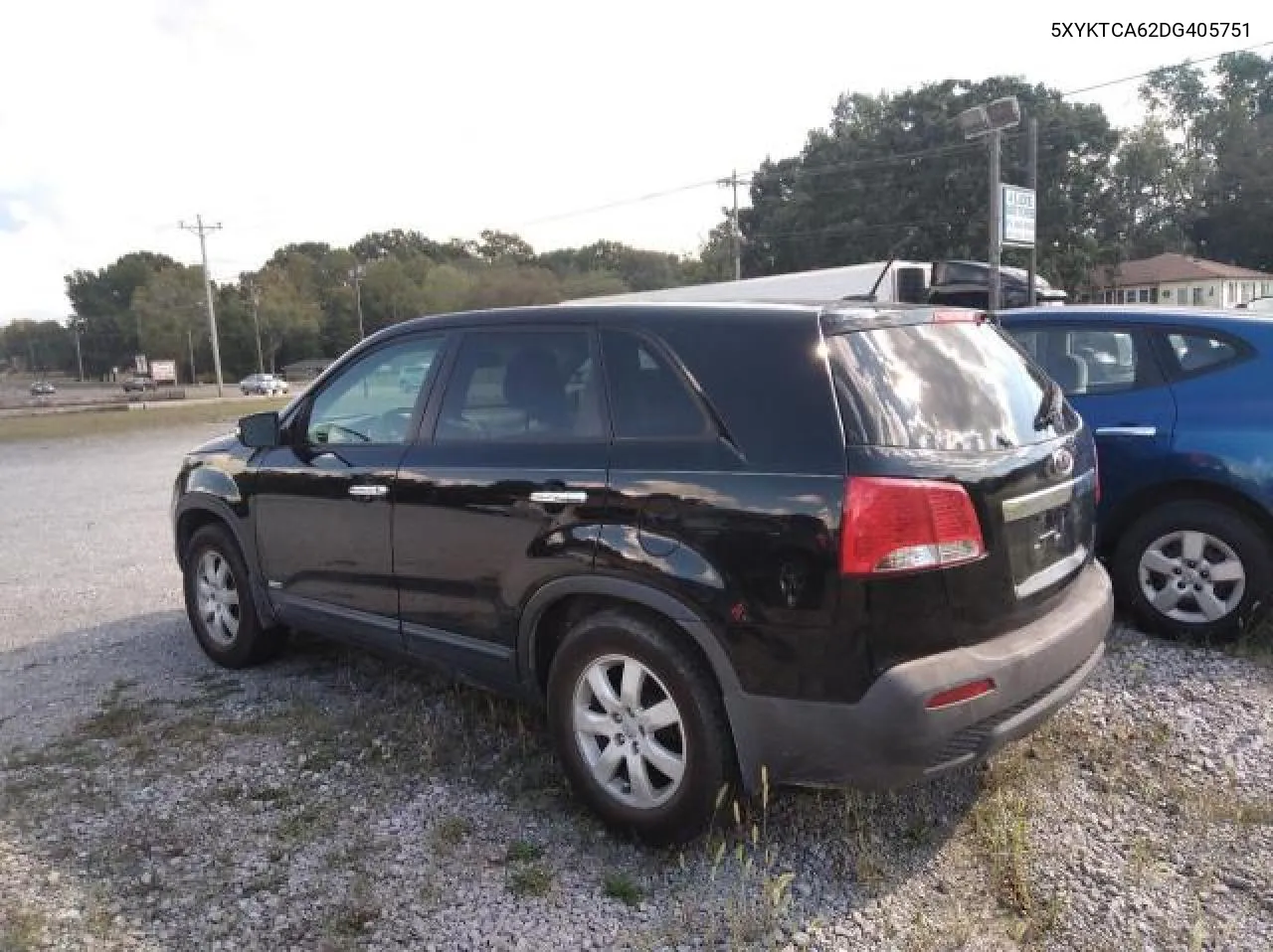 2013 Kia Sorento Lx VIN: 5XYKTCA62DG405751 Lot: 76404374