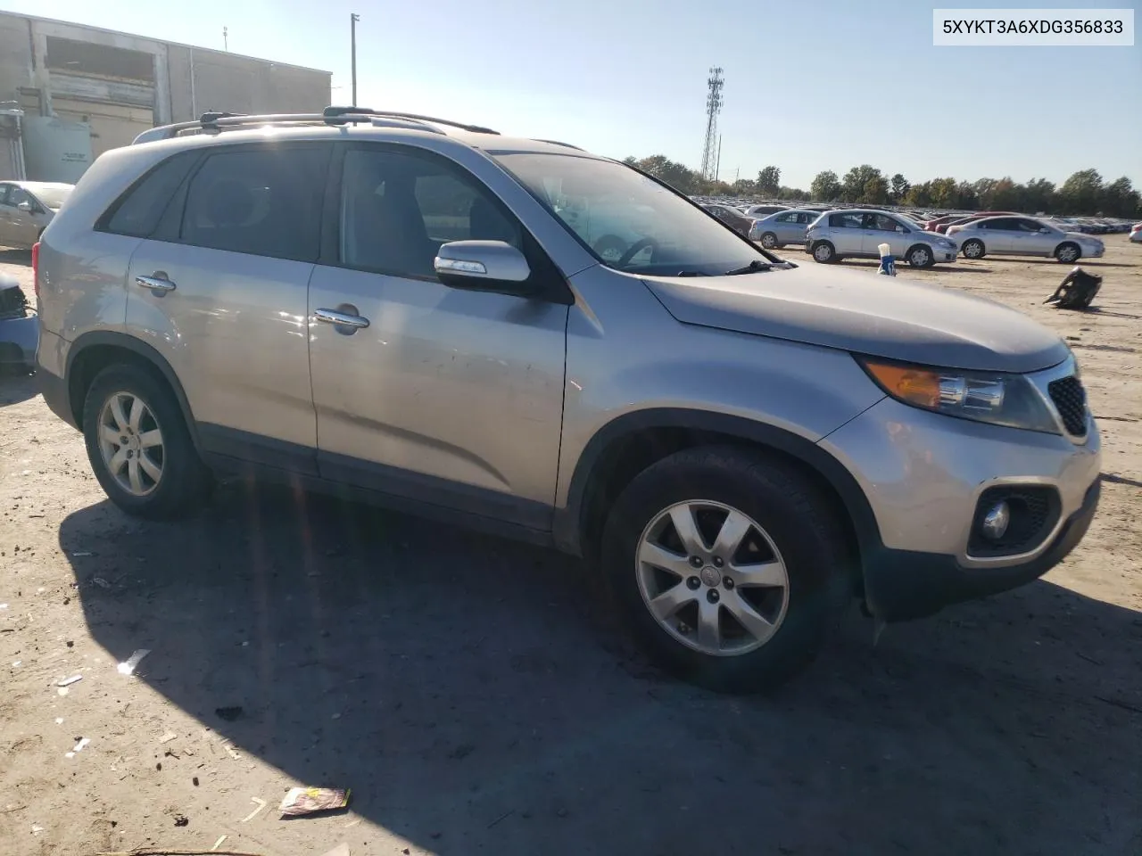 2013 Kia Sorento Lx VIN: 5XYKT3A6XDG356833 Lot: 76600814