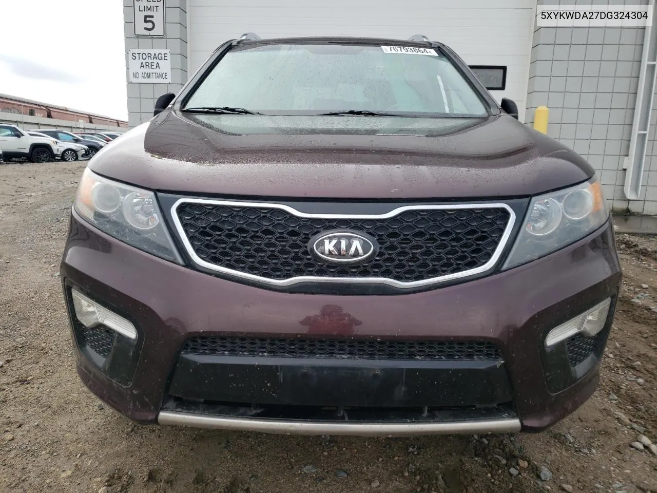 2013 Kia Sorento Sx VIN: 5XYKWDA27DG324304 Lot: 76793864