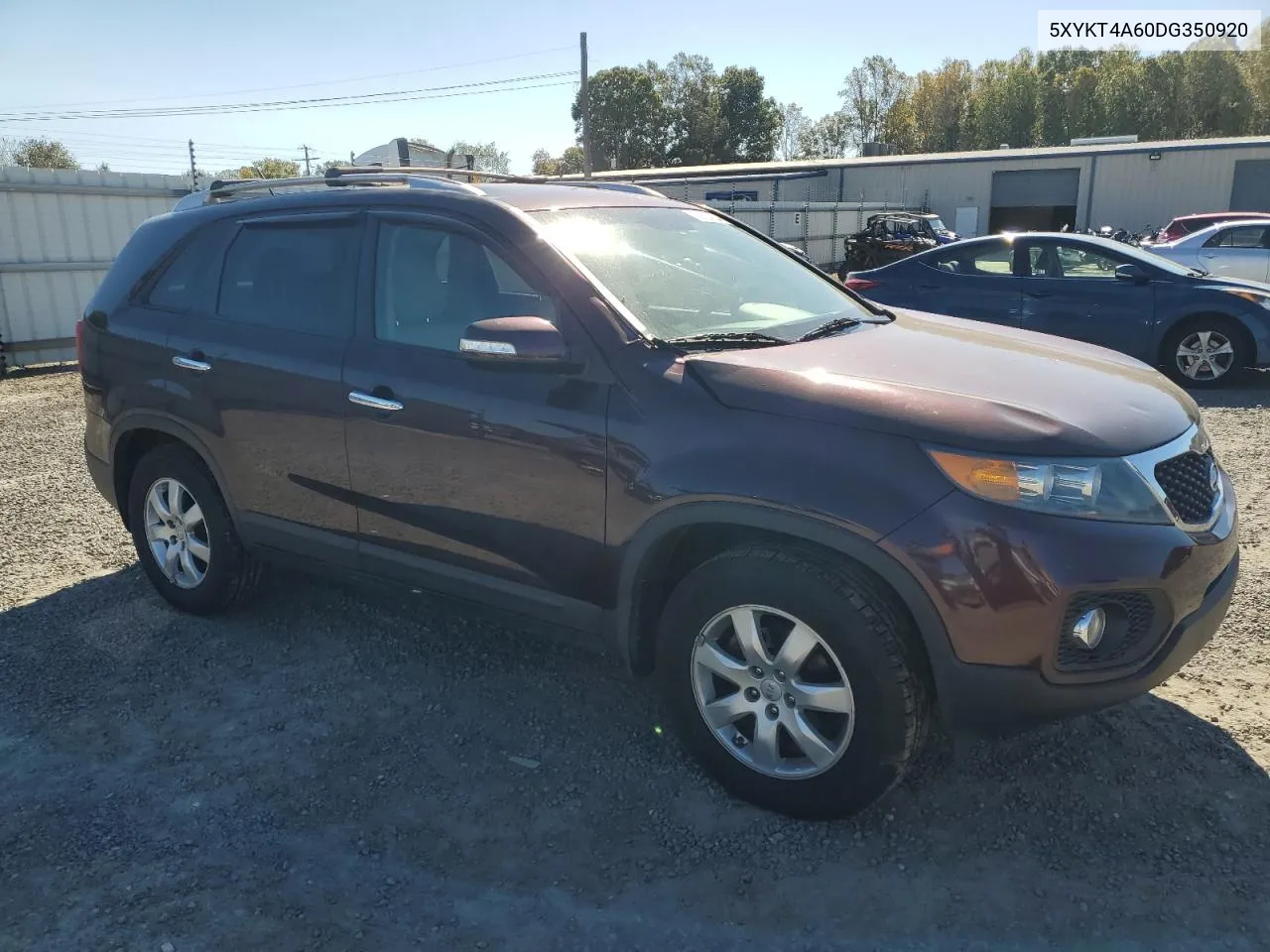 2013 Kia Sorento Lx VIN: 5XYKT4A60DG350920 Lot: 76864934