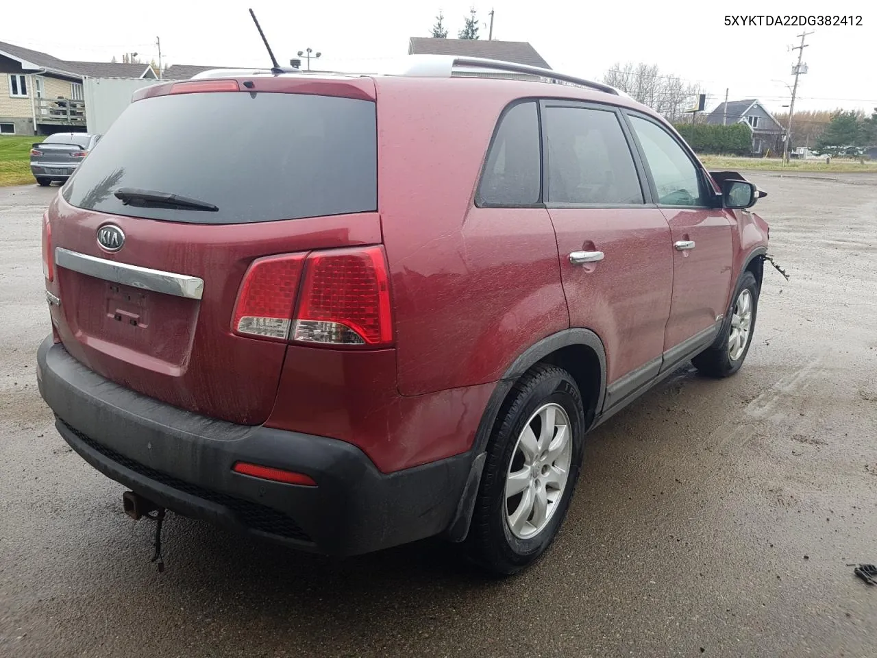 2013 Kia Sorento Lx VIN: 5XYKTDA22DG382412 Lot: 76880764