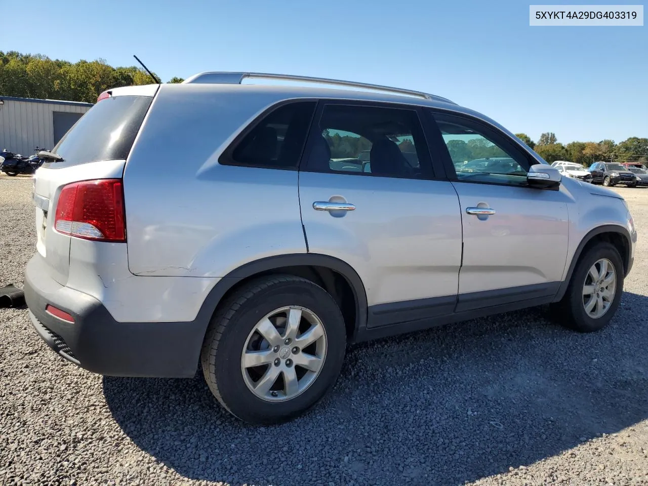 2013 Kia Sorento Lx VIN: 5XYKT4A29DG403319 Lot: 76894894