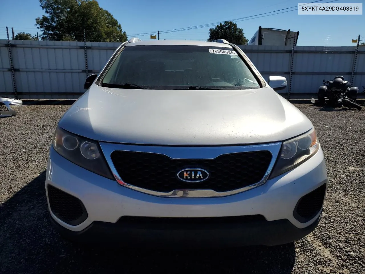 2013 Kia Sorento Lx VIN: 5XYKT4A29DG403319 Lot: 76894894