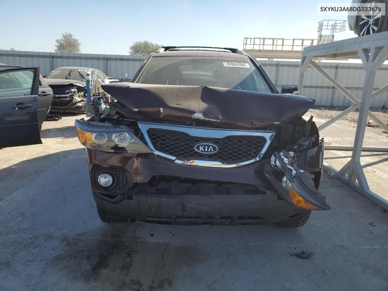 2013 Kia Sorento Ex VIN: 5XYKU3A68DG333676 Lot: 76994594