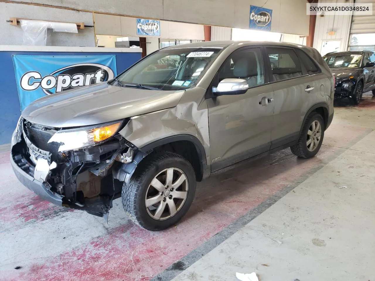 2013 Kia Sorento Lx VIN: 5XYKTCA61DG348524 Lot: 77046774