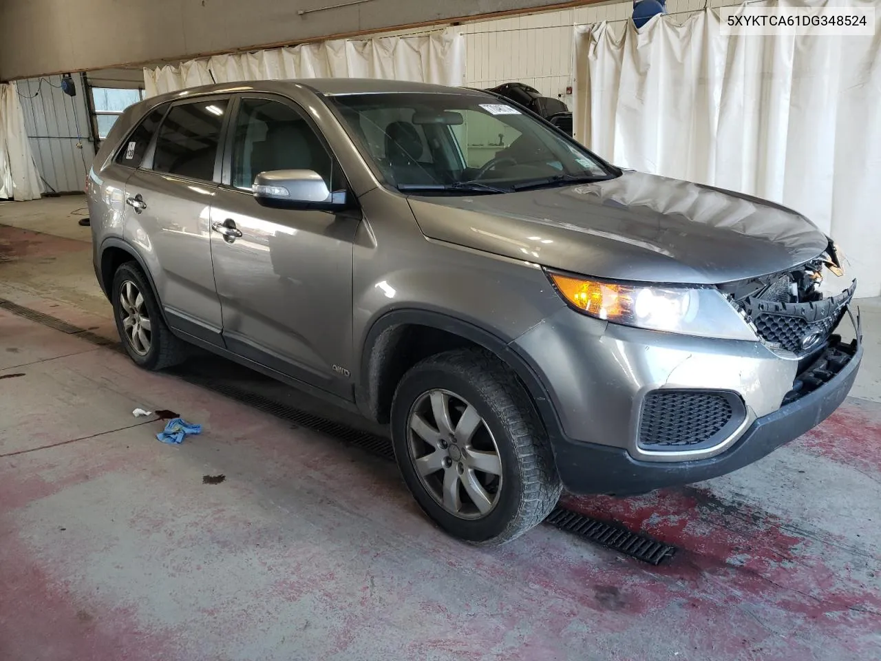 2013 Kia Sorento Lx VIN: 5XYKTCA61DG348524 Lot: 77046774