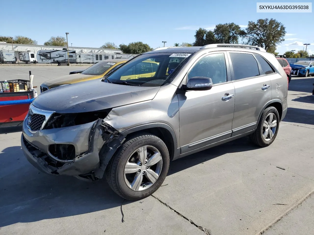 2013 Kia Sorento Ex VIN: 5XYKU4A63DG395038 Lot: 77885084