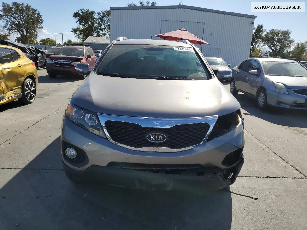 2013 Kia Sorento Ex VIN: 5XYKU4A63DG395038 Lot: 77885084