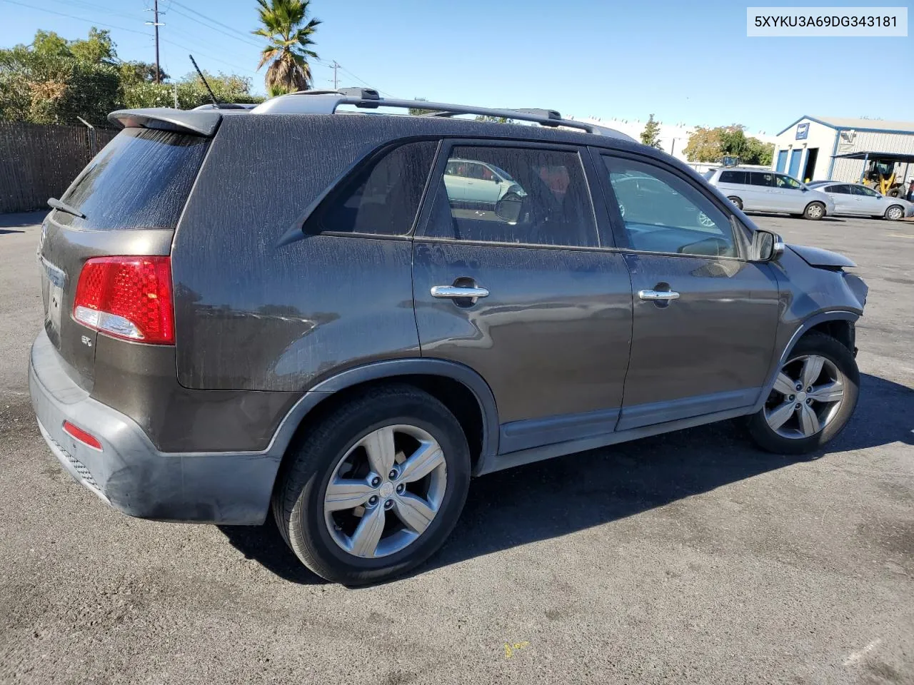 2013 Kia Sorento Ex VIN: 5XYKU3A69DG343181 Lot: 78270414