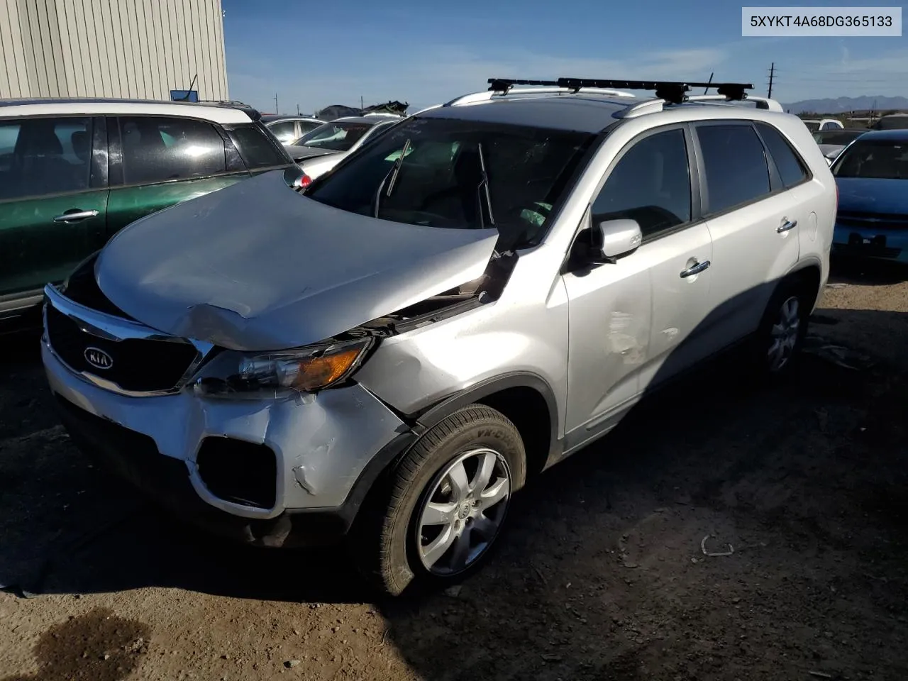 2013 Kia Sorento Lx VIN: 5XYKT4A68DG365133 Lot: 78696554