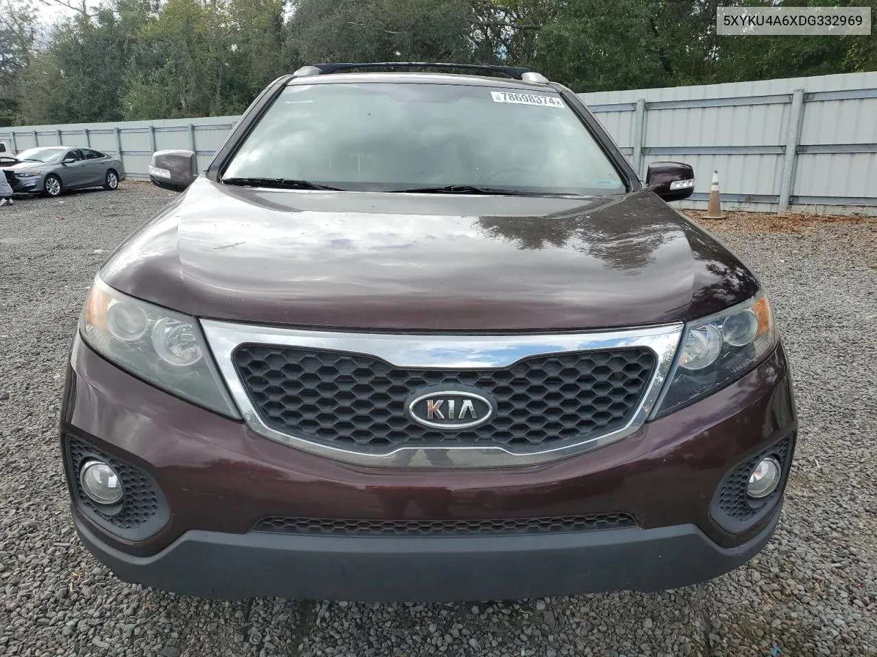 2013 Kia Sorento Ex VIN: 5XYKU4A6XDG332969 Lot: 78698374