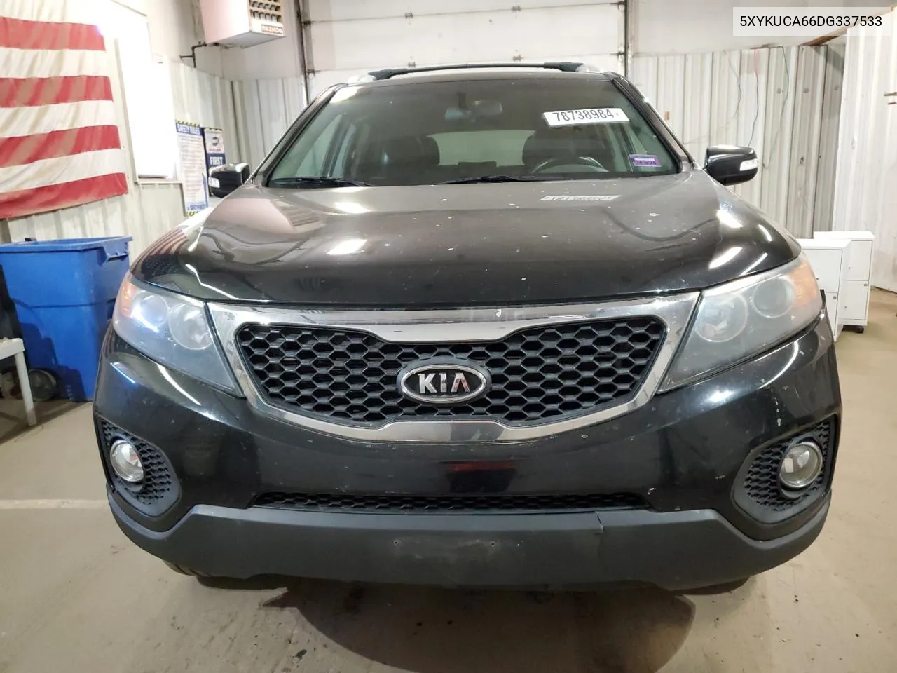 2013 Kia Sorento Ex VIN: 5XYKUCA66DG337533 Lot: 78738984