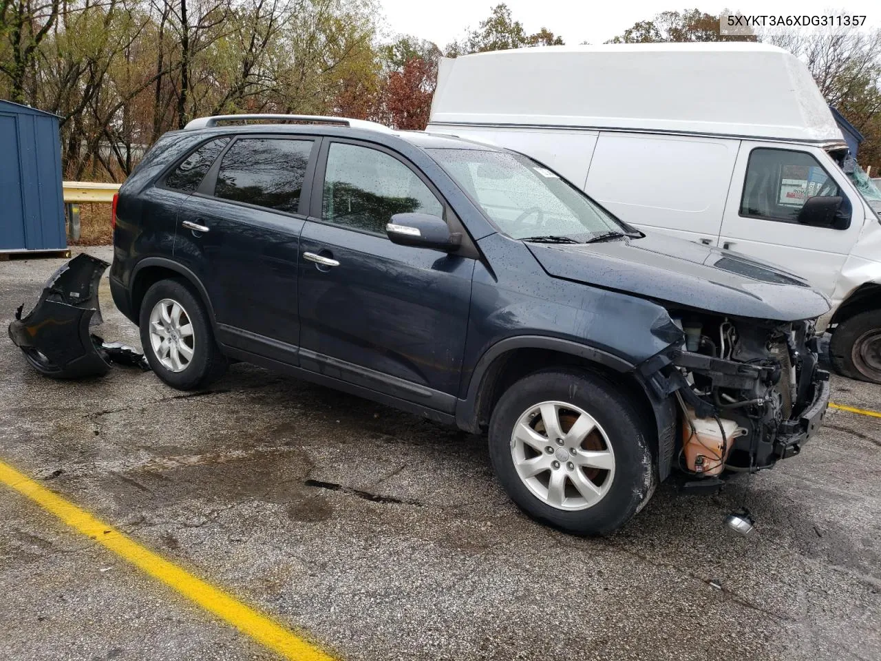 2013 Kia Sorento Lx VIN: 5XYKT3A6XDG311357 Lot: 79272454