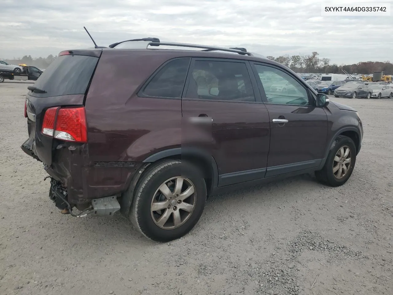 2013 Kia Sorento Lx VIN: 5XYKT4A64DG335742 Lot: 79383024