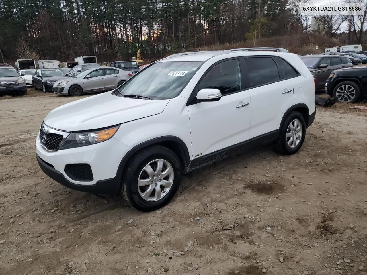 2013 Kia Sorento Lx VIN: 5XYKTDA21DG315686 Lot: 79781144