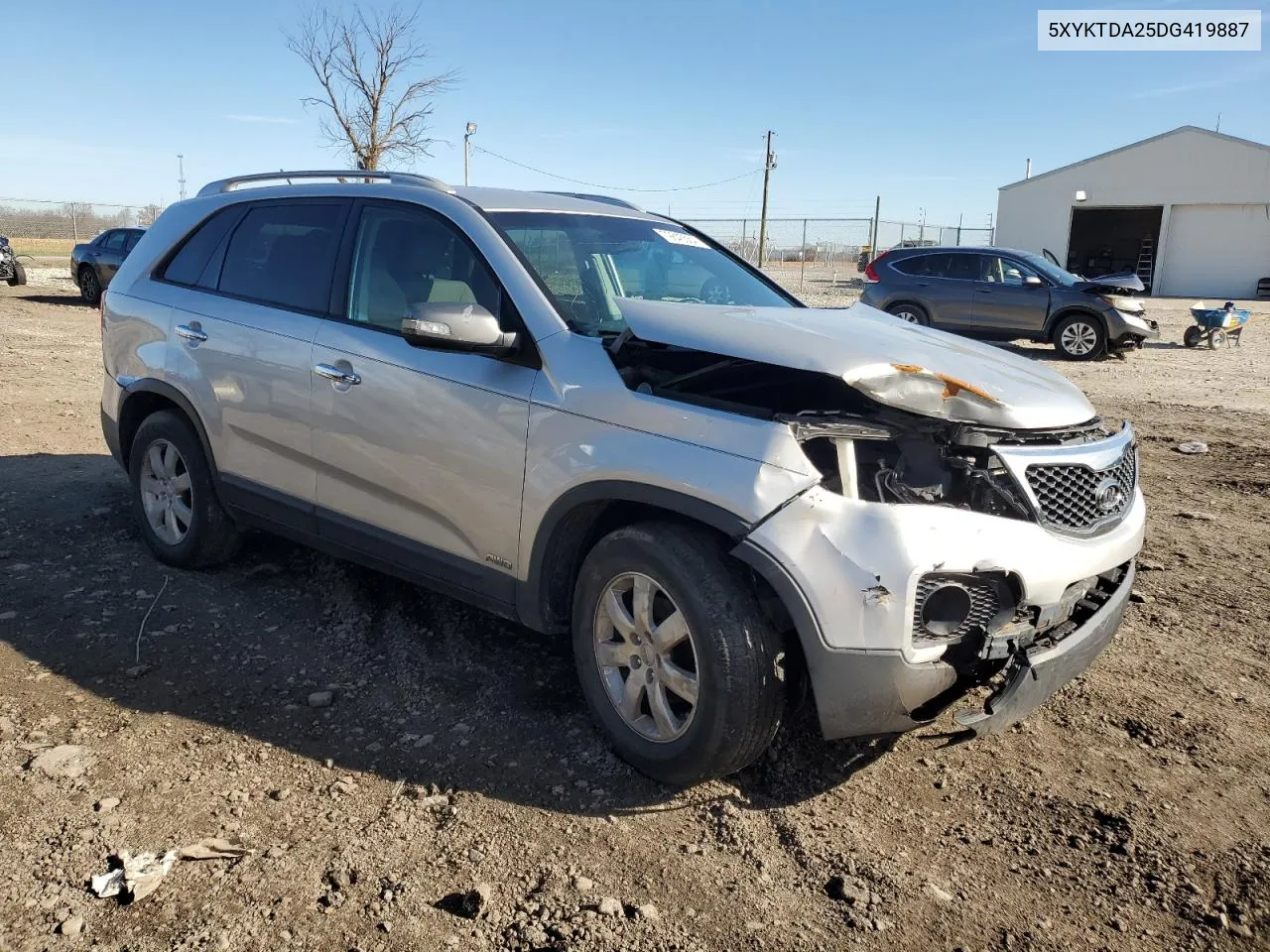 2013 Kia Sorento Lx VIN: 5XYKTDA25DG419887 Lot: 79843554