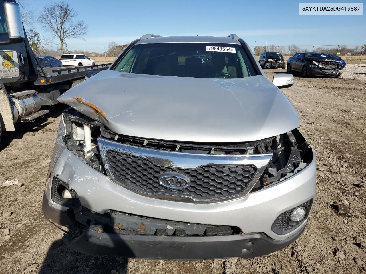 2013 Kia Sorento Lx VIN: 5XYKTDA25DG419887 Lot: 79843554