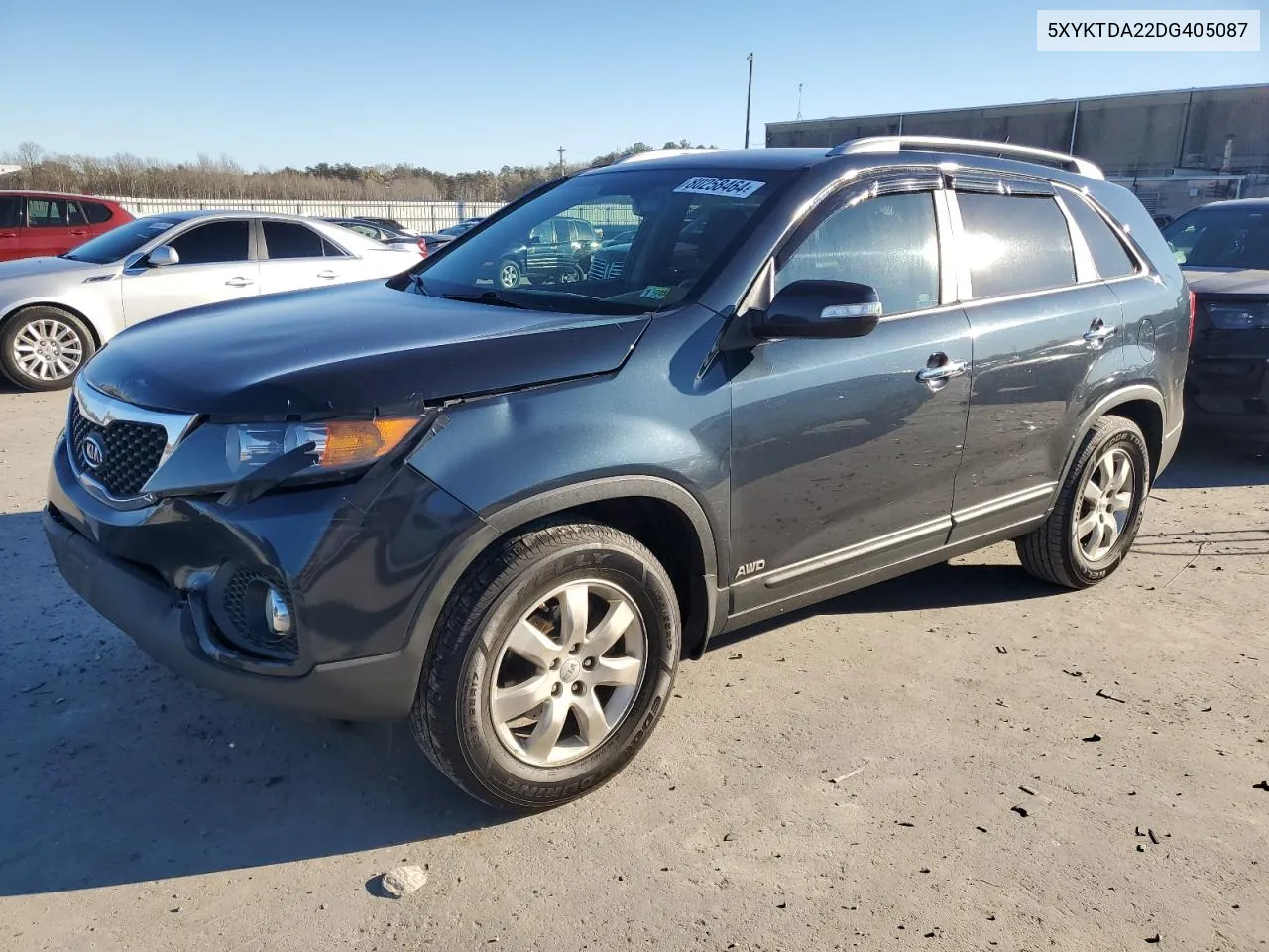 2013 Kia Sorento Lx VIN: 5XYKTDA22DG405087 Lot: 80258464