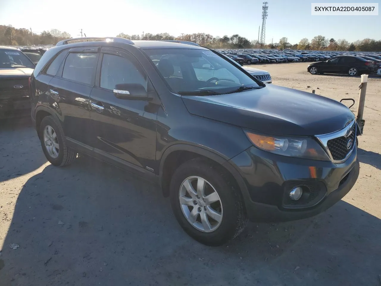 2013 Kia Sorento Lx VIN: 5XYKTDA22DG405087 Lot: 80258464