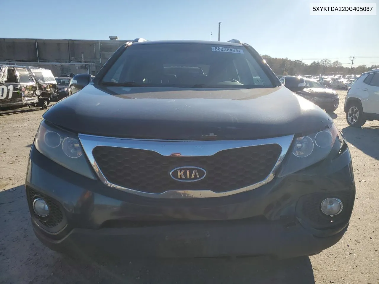 2013 Kia Sorento Lx VIN: 5XYKTDA22DG405087 Lot: 80258464