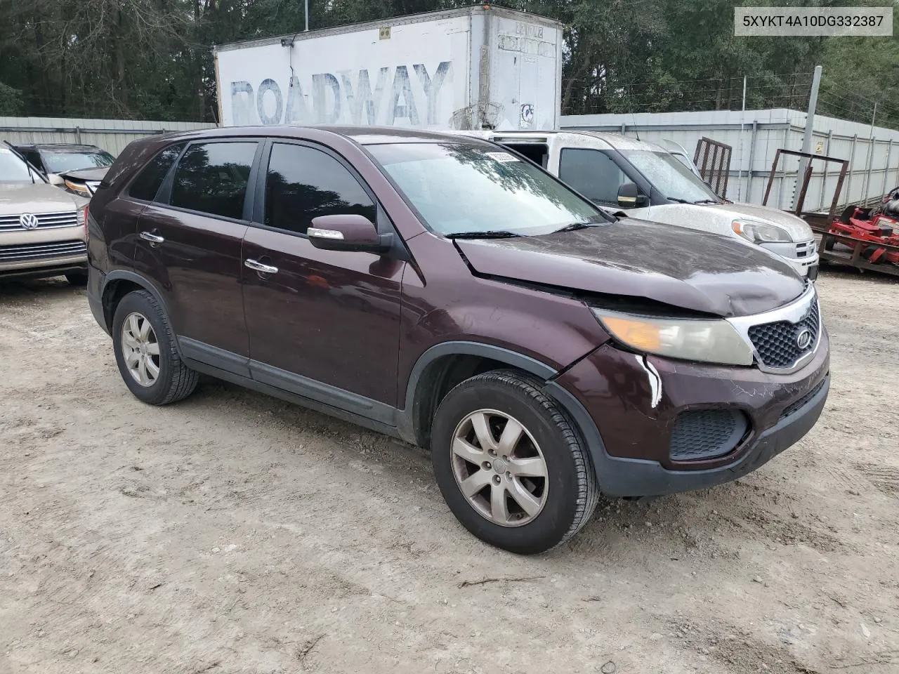 2013 Kia Sorento Lx VIN: 5XYKT4A10DG332387 Lot: 80292994