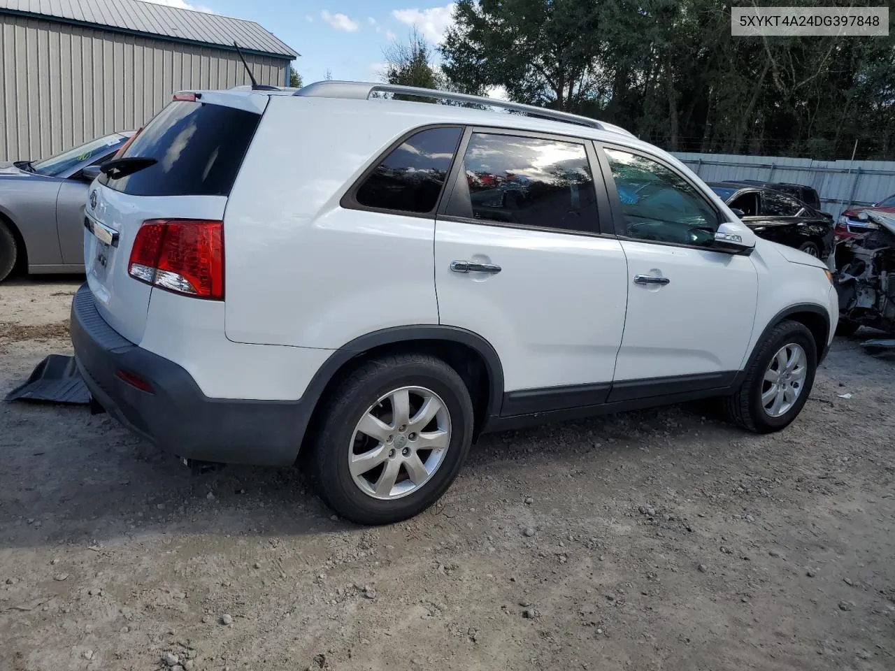 2013 Kia Sorento Lx VIN: 5XYKT4A24DG397848 Lot: 80518064