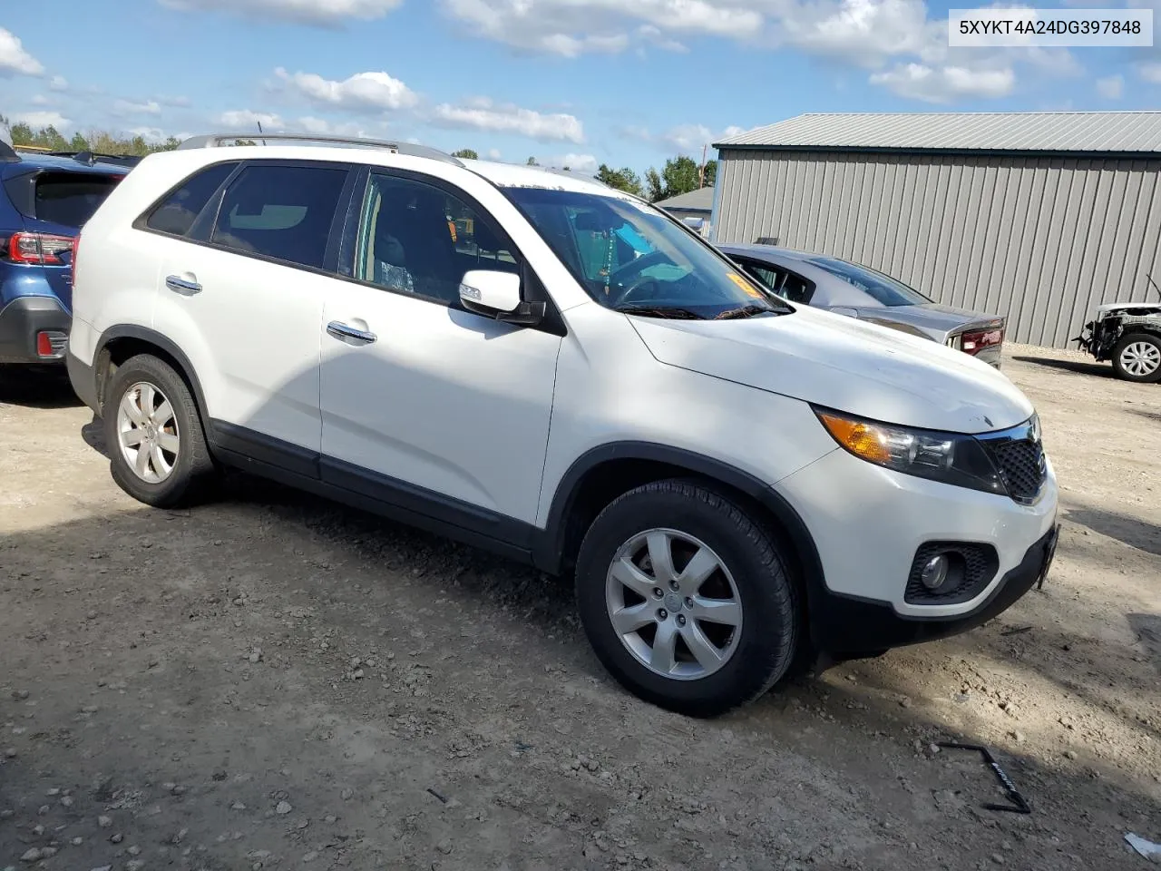 2013 Kia Sorento Lx VIN: 5XYKT4A24DG397848 Lot: 80518064