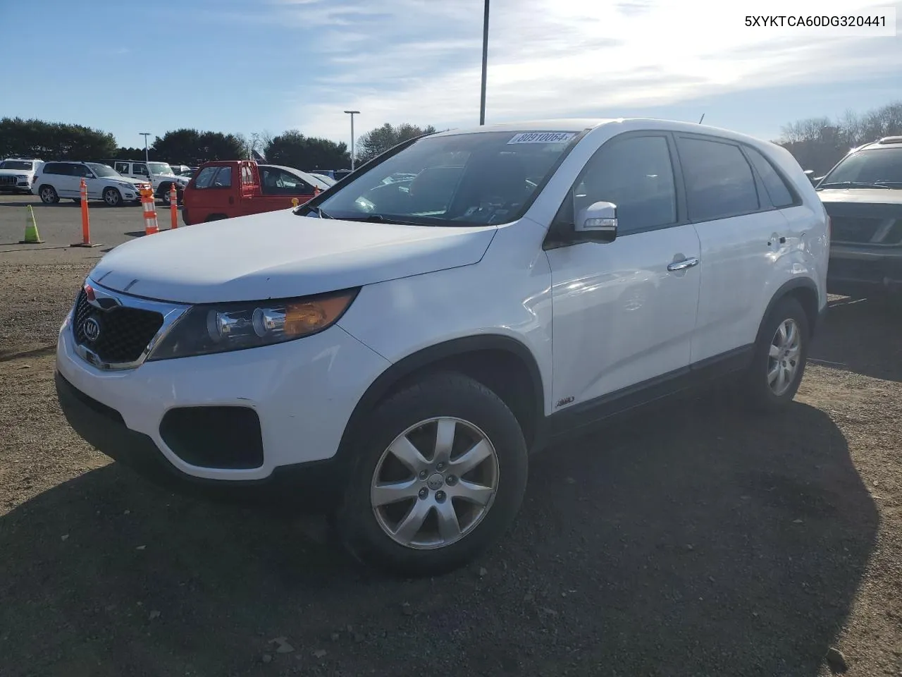 2013 Kia Sorento Lx VIN: 5XYKTCA60DG320441 Lot: 80910064