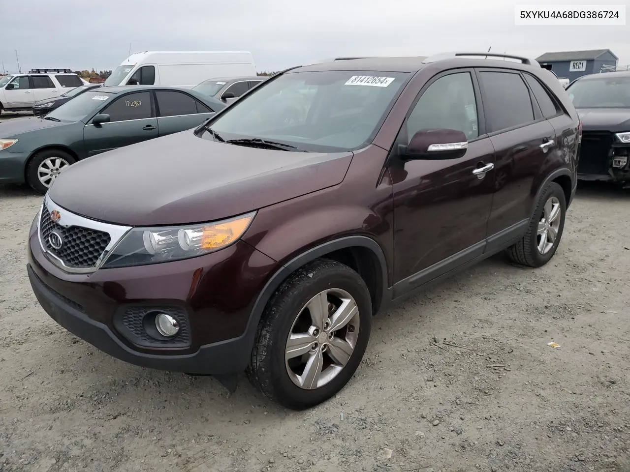 2013 Kia Sorento Ex VIN: 5XYKU4A68DG386724 Lot: 81412654